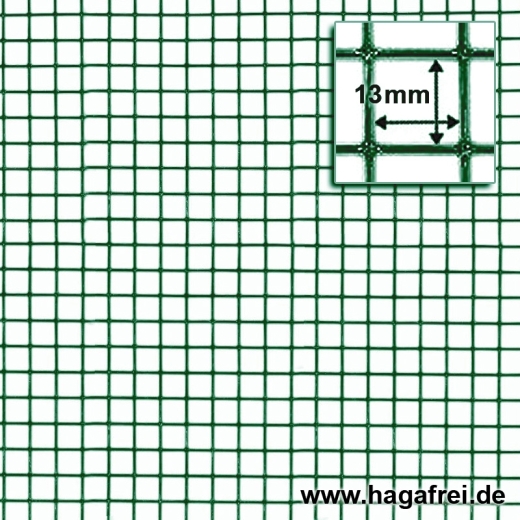 Punktgeschw. Gitter grün 13x13x1,1mm 25m Rollen