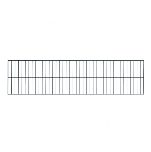 Rankgitter 0500 x 2000 mm verzinkt + anthrazitgrau RAL7016