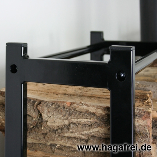 CUBE Multifunktionsregal 100 x 100 x 25 cm schwarz RAL9005