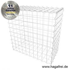 Komplette Gabione / Steinkorb mit 100 x 100 mm Maschung