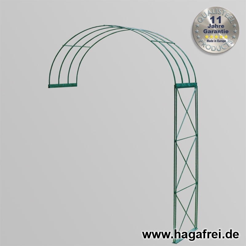 Rosenbogen 2-tlg. Kreuz grün ca. 2400x1500x400 mm