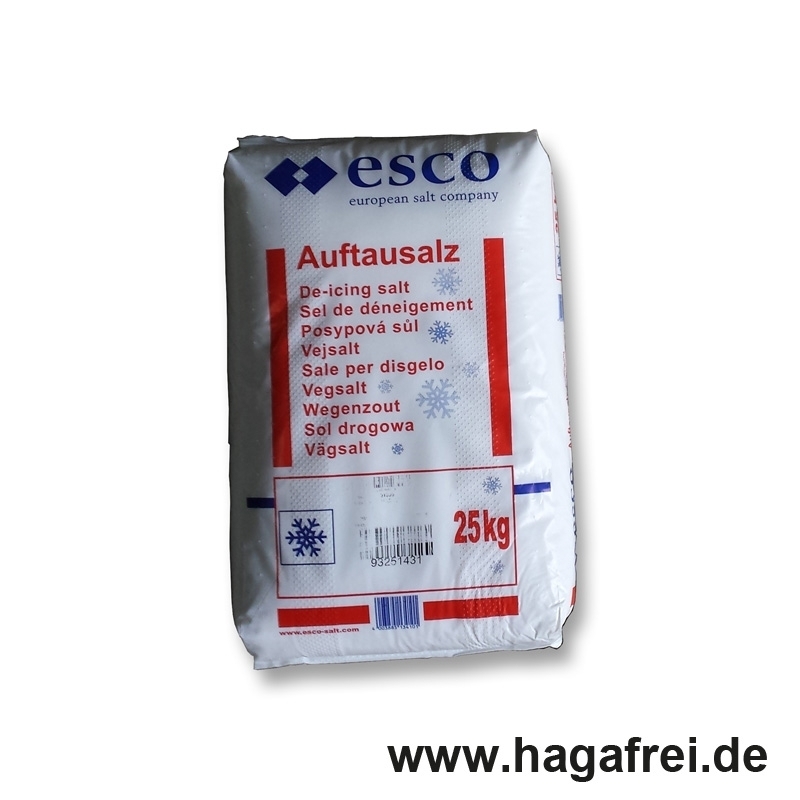 ESCO Qualitäts-Streusalz 25 Kg