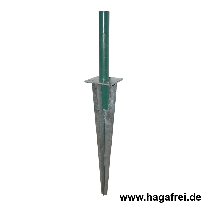 Einschlaghülse fvz für Pfosten Ø34mm 100x100x510mm