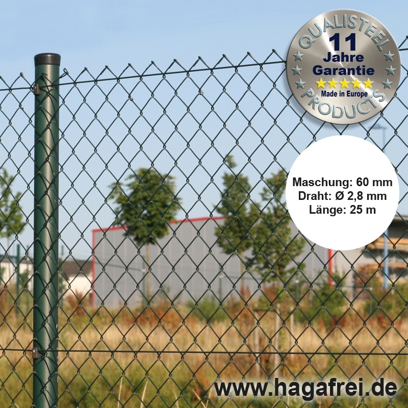 5 x SCHELLE 60mm grün für Geflechtspannstäbe Maschendrahtzaun Zäun Schellen