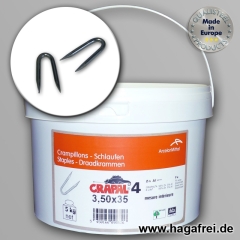 Krampennägel 4,5 x 40 mm 5 Kg - Eimer