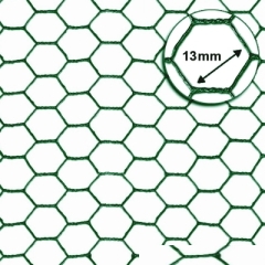 Sechseckgeflecht grün 13 x 1,0mm 25m Rollen