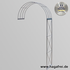 Rosenbogen 2-tlg. Kreuz feuerverzinkt ca. 2300x1200x400 mm