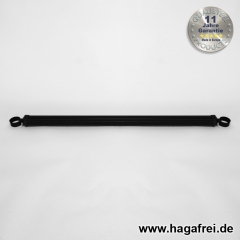 Spannbrücken verzinkt + schwarz Ø 34x2000mm mit versch. Schellen