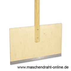 Schneeschaufel aus Holz mit Holzgriff und Stiel 1,10 m / 118-A